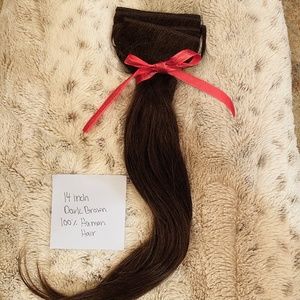 - 100% Human Hair can be washed, blowdried and curled!  - 14 Inches